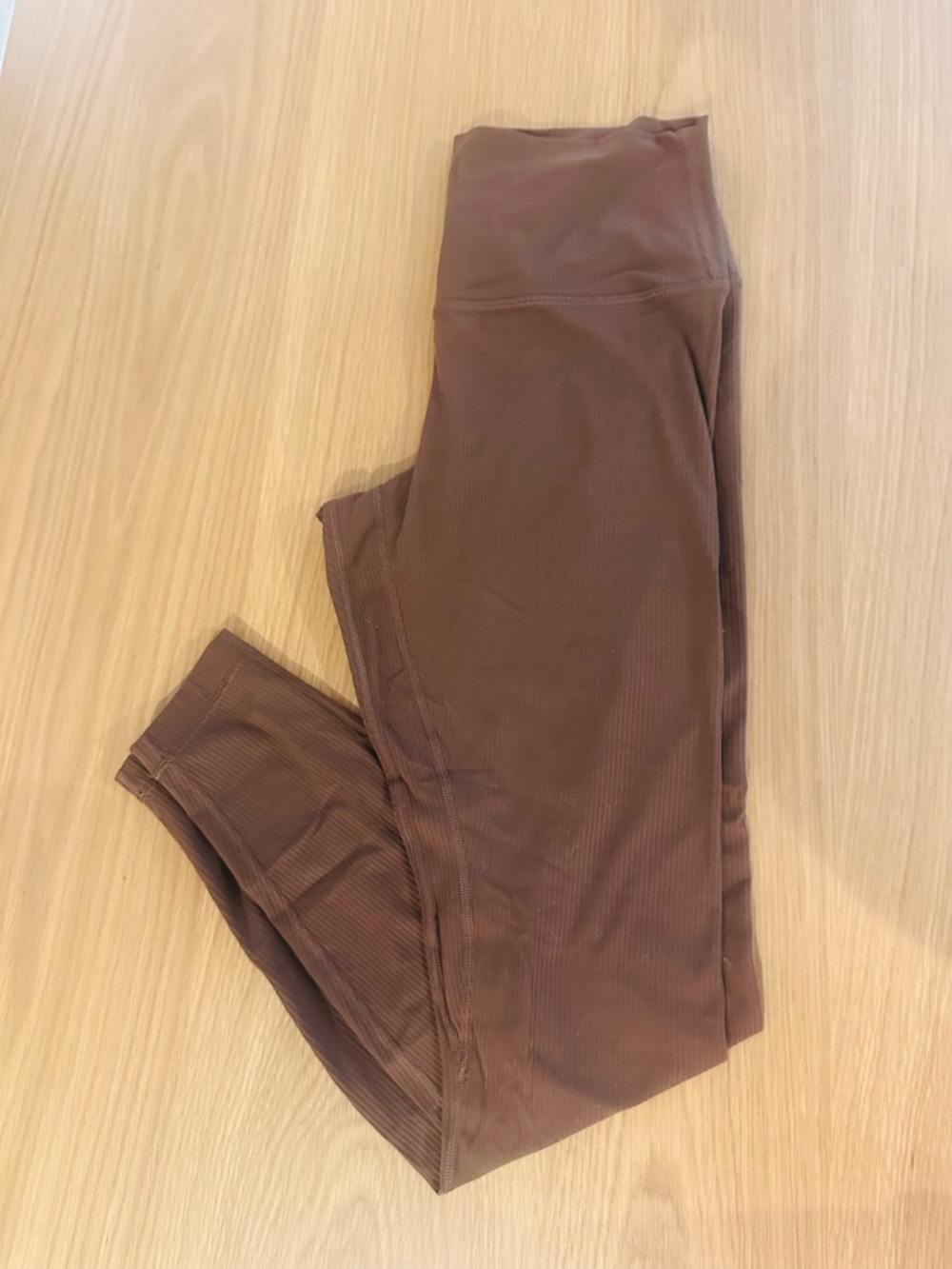 Lululemon Align Ribbed High-Rise Brown Pants Size 8